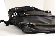 Waterproof Back Pack,A Large Backpack, Unisex Black Backpack, Deep Sea Diving Zippers Back Pack - Stealth 3 small
