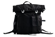 Waterproof Back Pack,A Large Backpack, Unisex Black Backpack, Deep Sea Diving Zippers Back Pack - Stealth 5 small