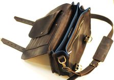 Leather Computer Bag For Men - Genuine Leather Bag - A Leather Shoulder Bag 2 small