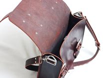 Leather Portmanteau Bag, Computer Bag In Heavy Full Grain Limited Edition  Leather - Made In Usa 4 small