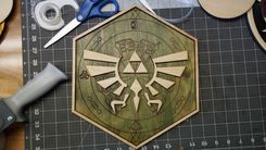 Wooden Zelda Triforce 1 small