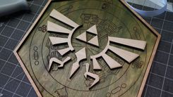 Wooden Zelda Triforce 2 small