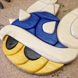 Wooden Mario Kart Blue Shell 3 small