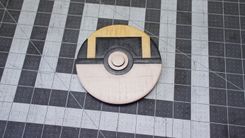 Four Wooden Pokeballs 5 small