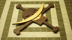Wooden One Piece White Beard Jolly Roger 2 small