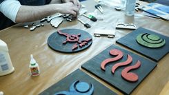 Wooden Fullmetal Alchemist Flamel Symbol 3 small