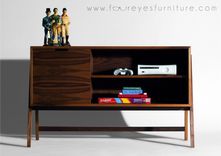 Clementine - Mid Century Modern Walnut Console 5 small
