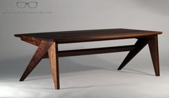 Silver Fox - Custom Walnut Coffee Table 4 small