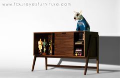 Clementine - Mid Century Modern Walnut Console 1 small