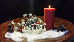 Christmas Mantle Decorations 5 small