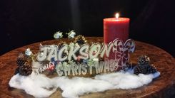 Christmas Mantle Decorations 6 small