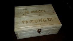 Rough Pine Wine Box 1 small