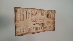 Rustic Hardwood Signs 5 small