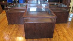 Oak Museum Display Cases 1 small