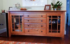 Figured Cherry Buffet 1 small