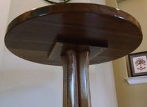 Solid Walnut Or Cherry Pedestal Pub Table 4 small