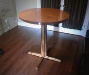 Solid Walnut Or Cherry Pedestal Pub Table 6 small