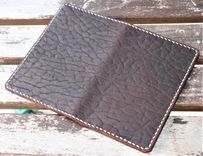 Handmade Cover For Field Notes Card Wallet Scribo Ol' Red Folklore Bison 2 small