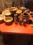 Turned Wooden Bowls 2 small