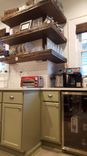 Rustic Floating Shelves With Reclaimed Wood And Metal Strapping 3 small