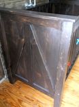 Rustic Baby Crib Made From Solid Wood 3 small