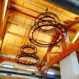 Large Steel Industrial Chandelier 5 small