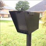 The Sez Industrial Custom Metal Mailbox Mid Century Modern 1 small