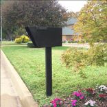 The Sez Industrial Custom Metal Mailbox Mid Century Modern 3 small