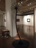 "A Waste Of Breath" Custom Large Scale Metal Dandelion Sculpture 5 small
