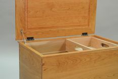 Dovetailed Cherry Chest 1 small