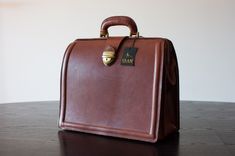 Churchill Leather Briefcase, Made in Italy 1 small