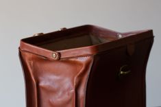 Churchill Leather Briefcase, Made in Italy 4 small