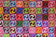 Megan's Swirl In Pink - 92" X 99" - Queen 4 small