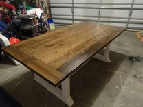 X-Frame Farmhouse Style Table 3 small