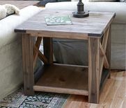 X Style Coffee Table And End Table Set 1 small
