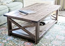 X Style Coffee Table And End Table Set 2 small