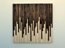 Wood Wall Art - Reclaimed Wood Art Sculpture 1 small