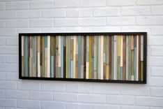 Wood Wall Art - Abstract Acrylic Painting On Wood - Reclaimed Wood Art 3 small