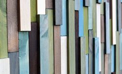 Wood Wall Art - Wood Wall Art - Reclaimed Wood Art Sculpture - Modern Wall Art 2 small