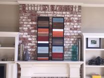 Wood Wall Art - Wood Art - Reclaimed Wood Art - Color Block Collection - 16x40 Set 2 small