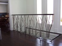 Cat Tail And Willow Interior Wrought Iron Railing 1 small
