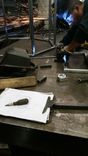 Contemporary Wrought Iron Table Base 3 small