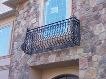 Pre-Hung Wrought Iron Romeo & Juliet Balcony 2 small