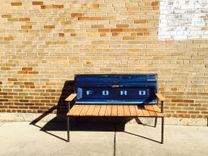 Ford Tailgate Bench With Welded Steel Frame 4 small