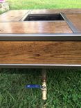 Patio Table With Built In Beer/Wine Trough 4 small