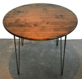 Round Industrial Modern Kitchen Table 1 small