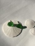 Sterling Silver Sea Glass Earrings 3 small