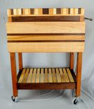End Grain Chopping Block Cart 3 small