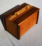 3 Compartment Cherry Jewelry Box 2 small