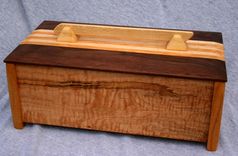 Curly Maple Storage Box 1 small
